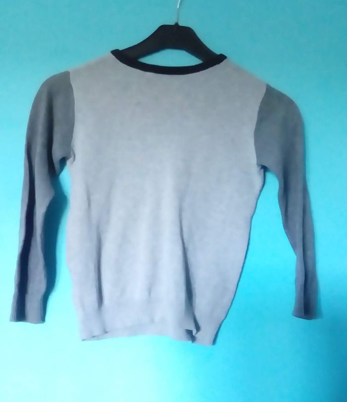 🐻 Pull gris garçon 5 ans NKY 🐻 - photo numéro 2