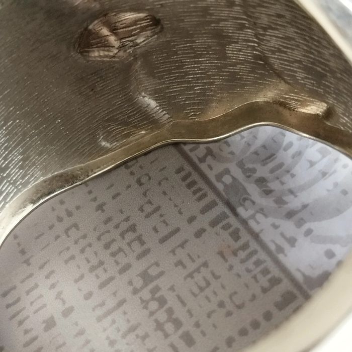 Superbe bracelet chouette acier et résine - photo numéro 7