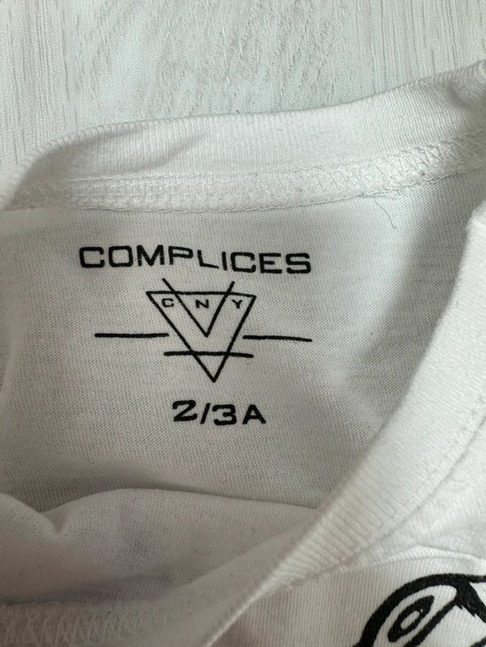 Ensemble short tee shirt Complices 2-3 ans - photo numéro 4