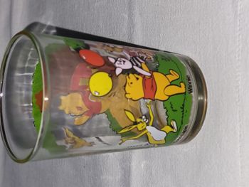 verre Amora Winnie l'ourson - Disney - vintage