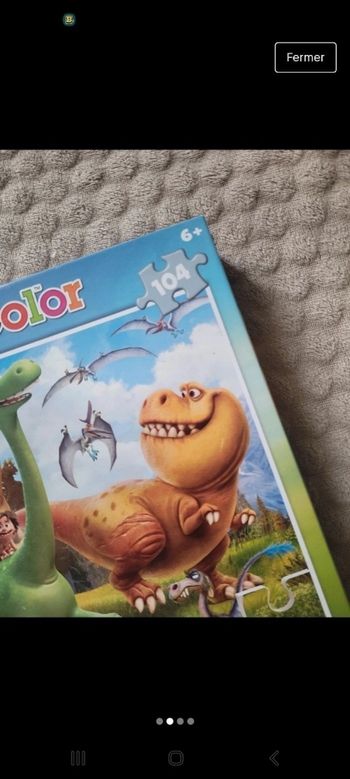 Puzzles Pixar 104 pièces.