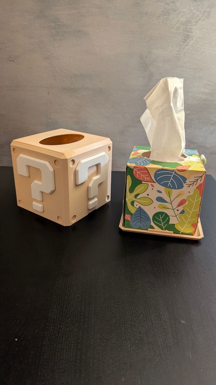 Boîte à mouchoir bloc 3D - photo numéro 4