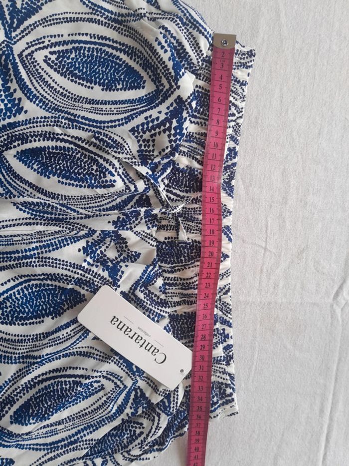 Pantalon large été à motifs neuf avec étiquette Cantarana - photo numéro 8