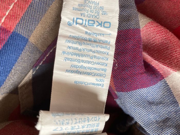Chemise carreaux country 10 ans Okaidi - photo numéro 4