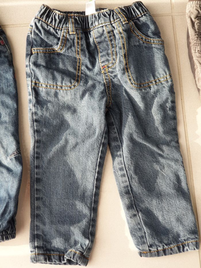 2 pantalons 18 mois hivers disney obaibi - photo numéro 4