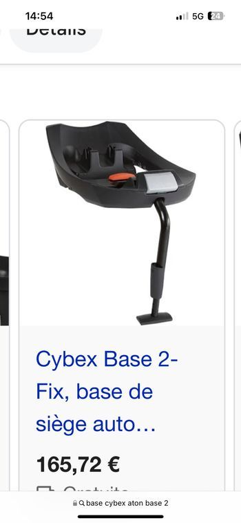 Base 2 Cybex / base isofix