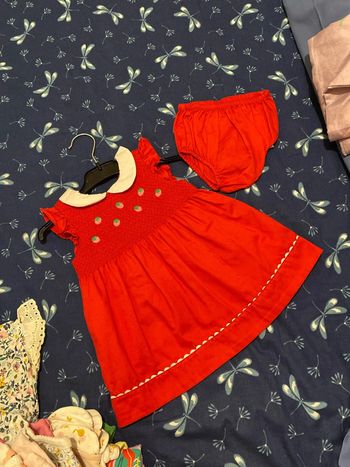 Robe + bloomer 6 mois sergent major
