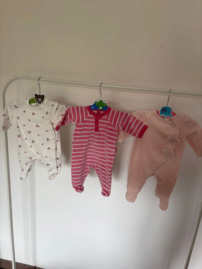 Lot de 3 pyjamas 1 mois