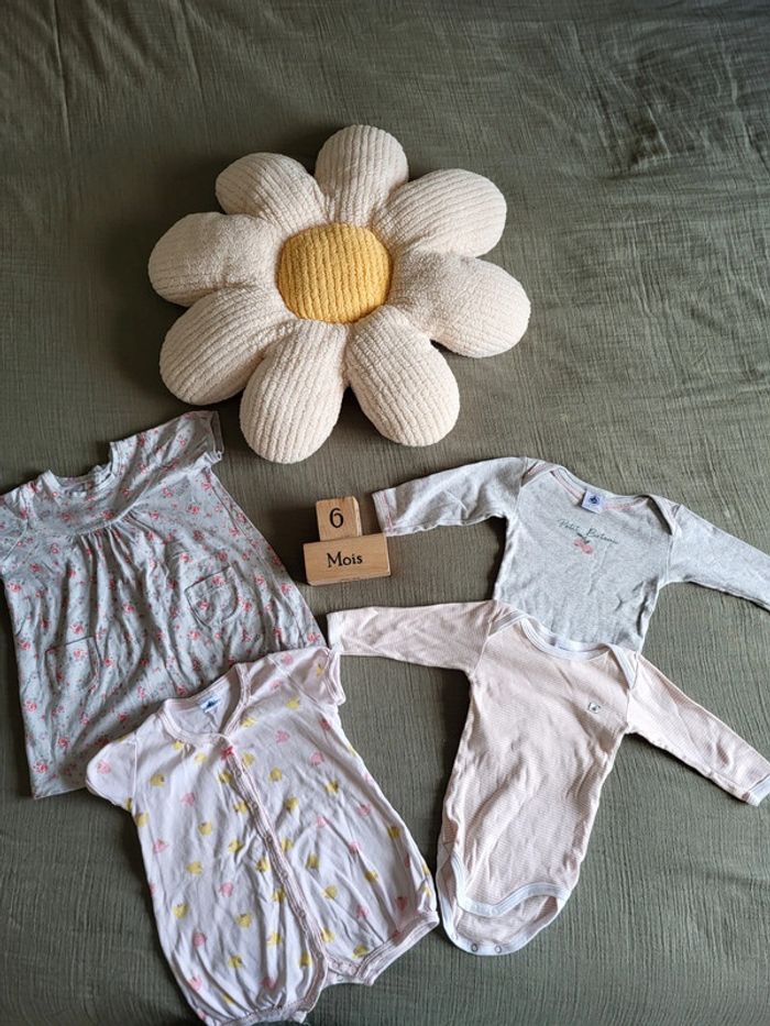 Lot affaires petit bateau fille 6 mois été