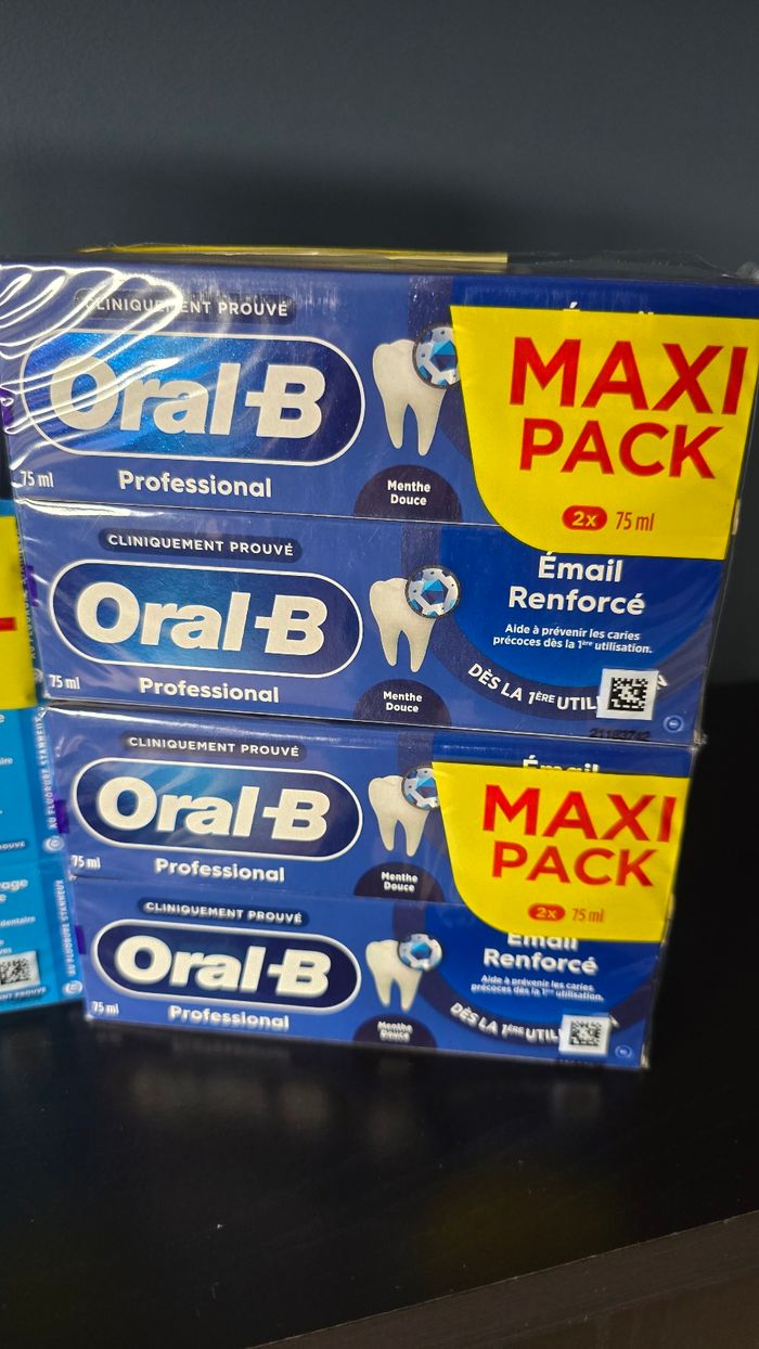 Lot de 6 dentifrices Oral b (13 tubes) - photo numéro 4