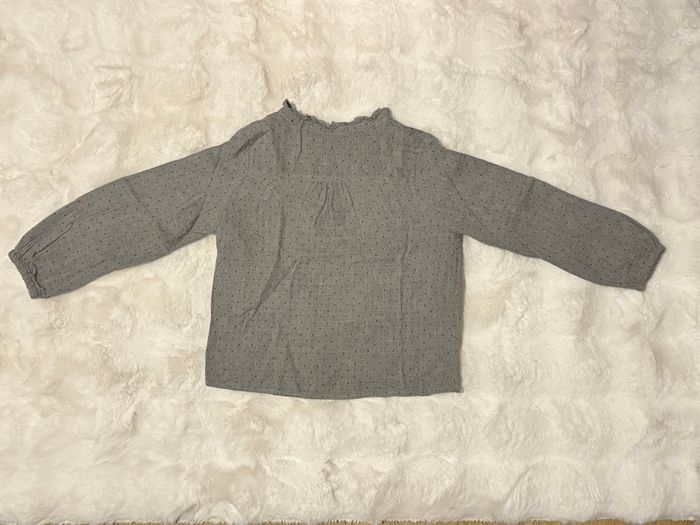 Chemise grise avec cœurs colorés de chez Orchestra taille 5 ans - photo numéro 5