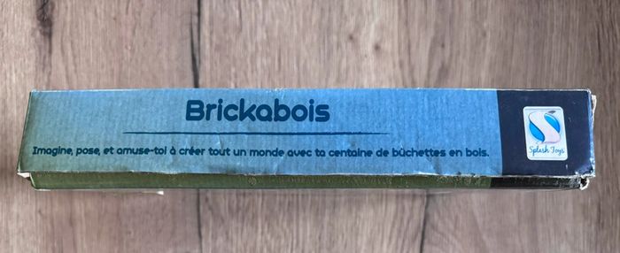 Jeux en bois brickabois 100 bûchettes splash toys neuf - photo numéro 3