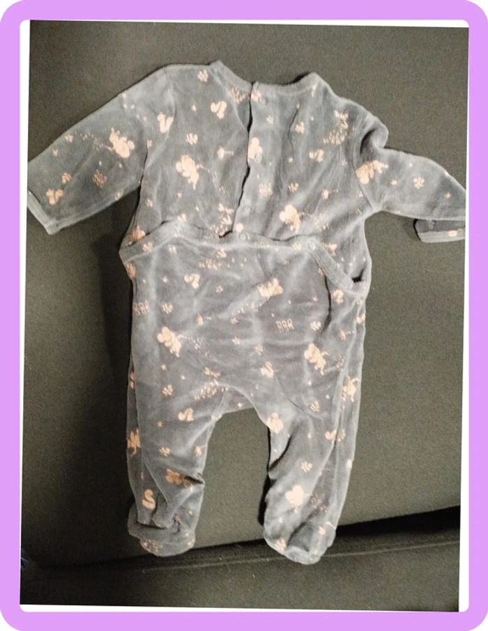 Pyjama 3 mois velours Disney - photo numéro 4