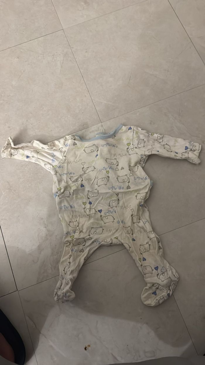 Pyjama bébé 1 mois