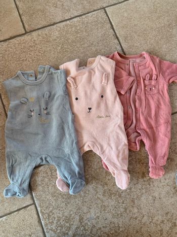Lot de 3 pyjamas