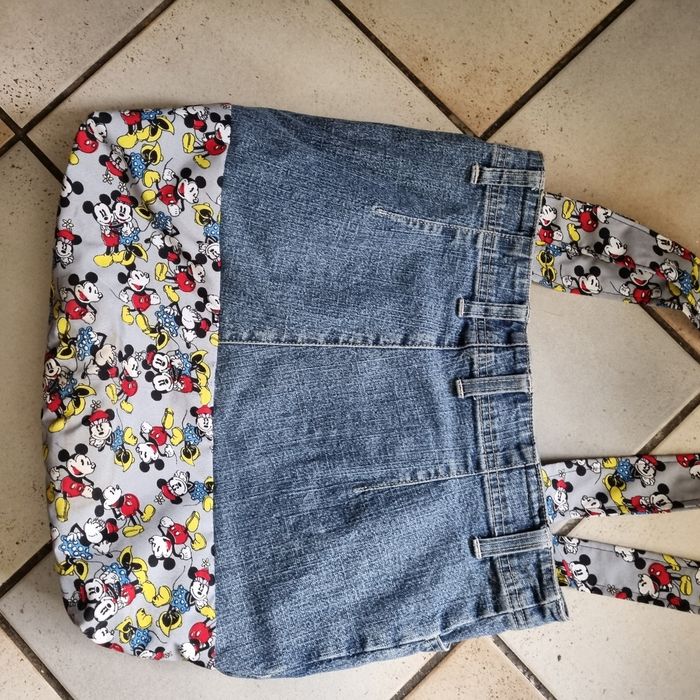 sac en jeans avec Mickey Minnie - photo numéro 7