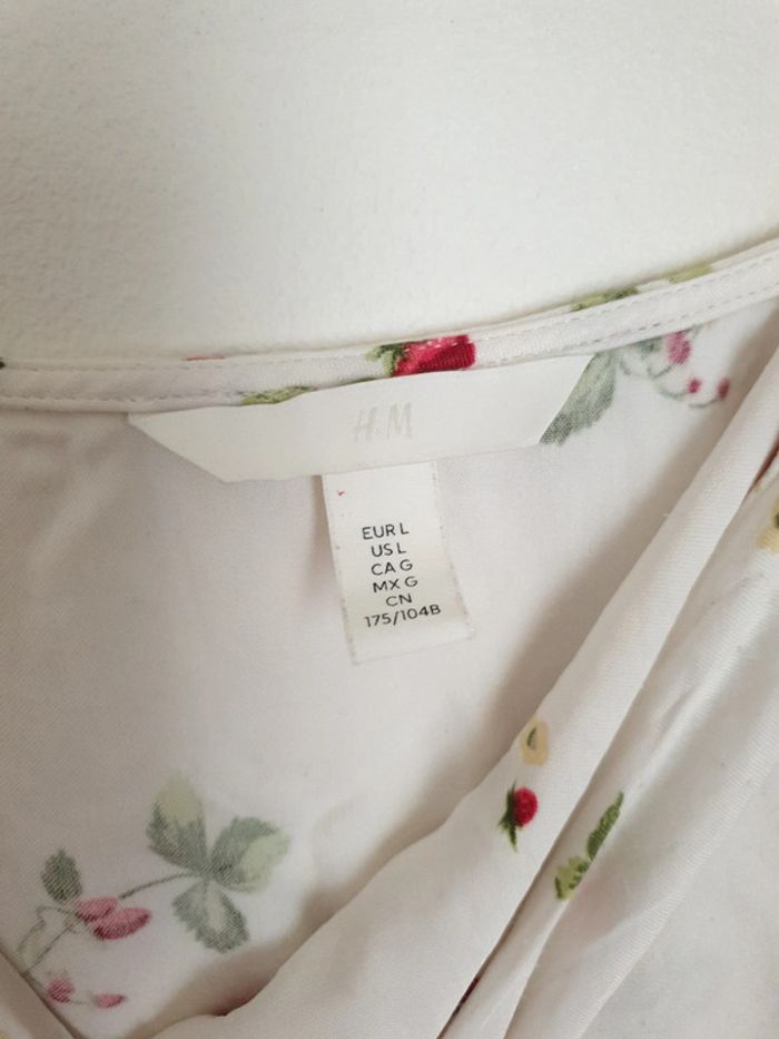 Robe longue motif fraises A1161 - photo numéro 3