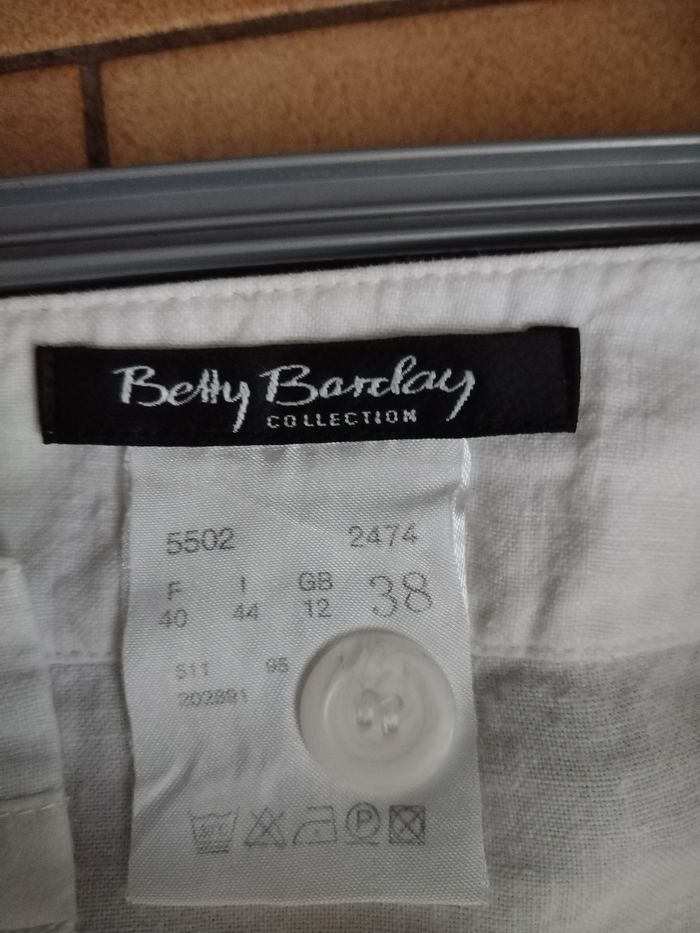 Pantalon d'été en lin "Betty Barclay" - photo numéro 5