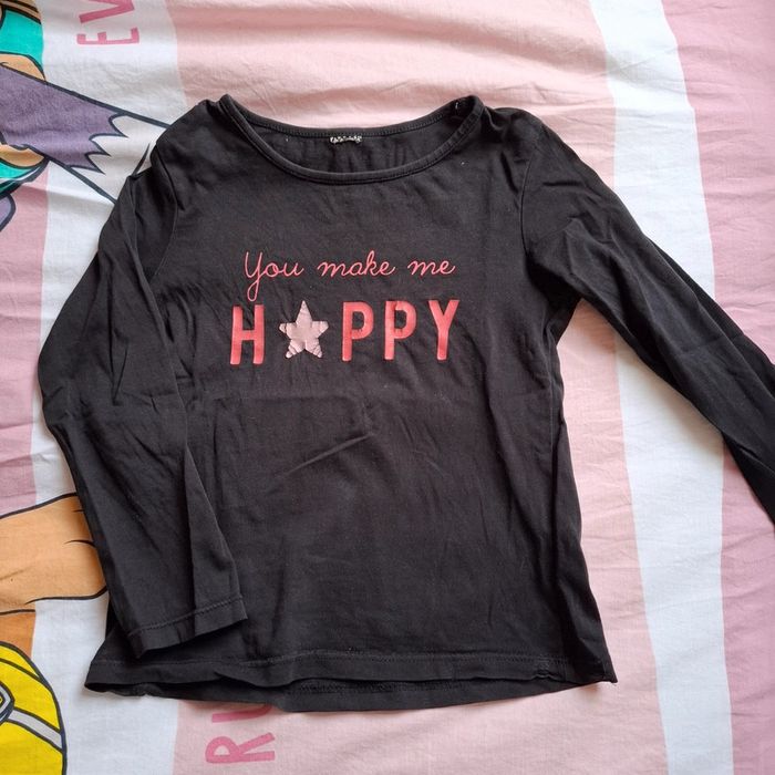 Lot t-shirts fille 4 ans - photo numéro 4