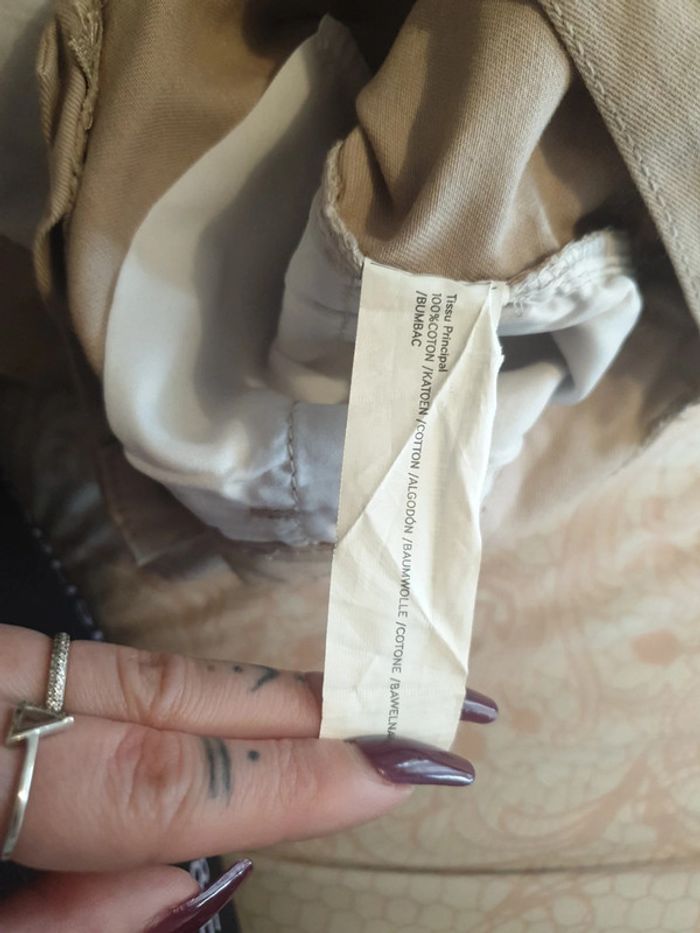 Short coton beige - photo numéro 5