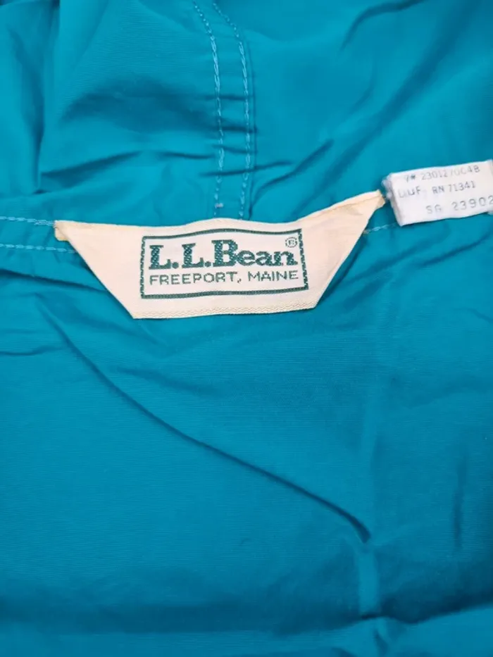 Anorak L.L. Bean bleu – Taille XL Homme (mesures en photos) - photo numéro 5