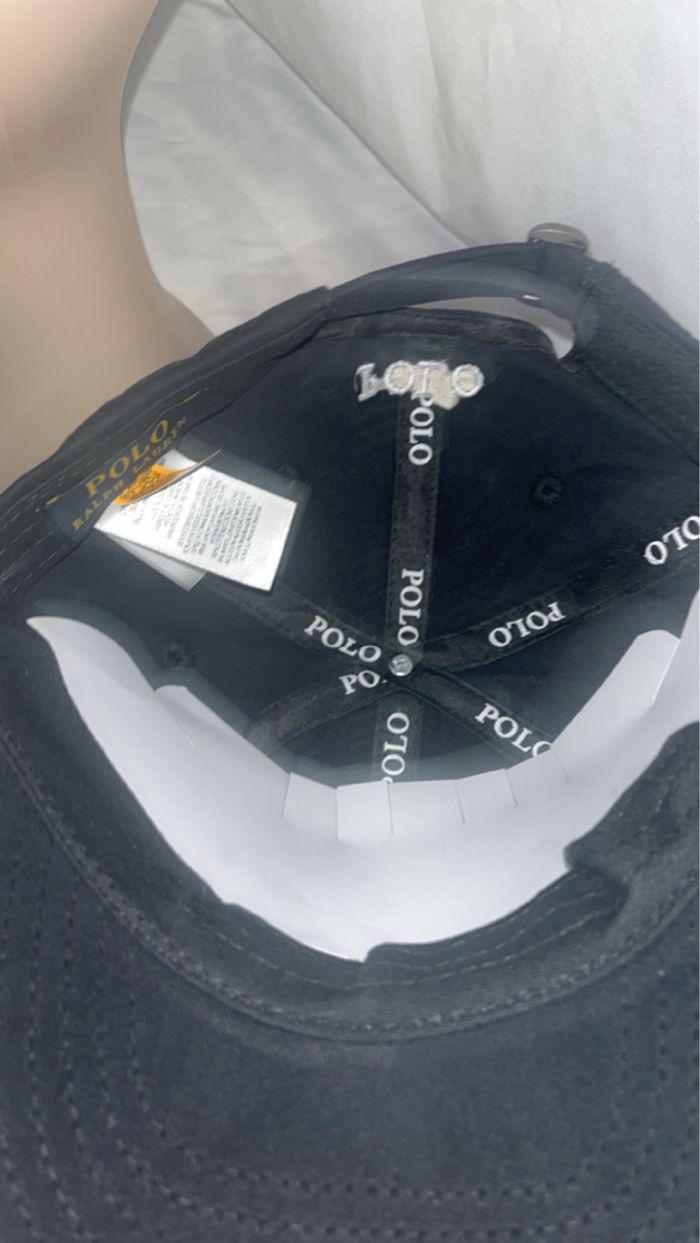 Casquette Ralph Lauren neuf noir - photo numéro 3