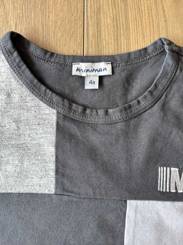 T-shirt à manches courtes Miniman T.4 ans - photo numéro 3