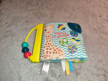 Livre en tissu Sophie la girafe