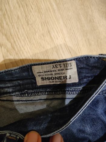 Jean diesel Jeans diesel 13 ans coupe shioner j