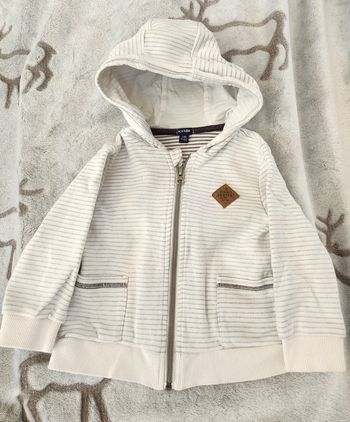 Gilet zippé 2 ans