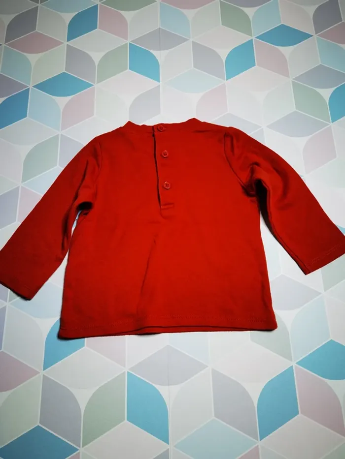 D4609 - tee-shirt garçon 12 mois - photo numéro 3