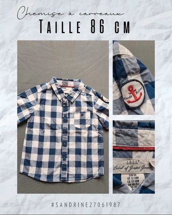 Chemise a carreaux