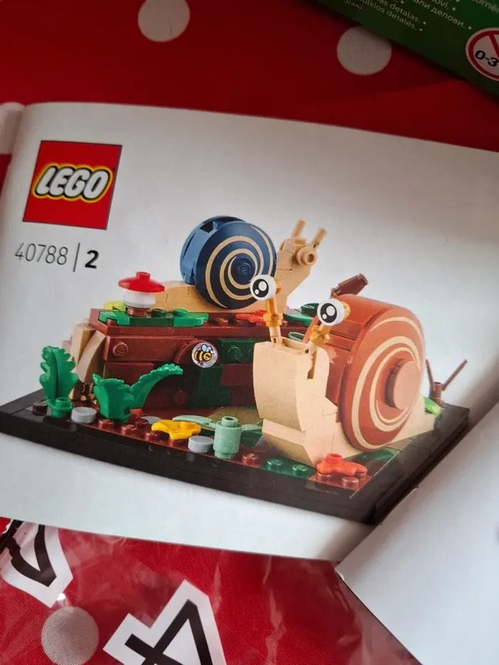 Lego ideas 40788 snail escargot boite vide notice - photo numéro 6