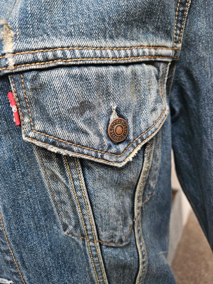Levi's veste en jeans taille L - photo numéro 3