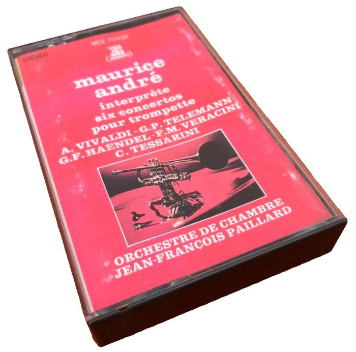 Cassette audio  Maurice André  Six Concertos pour interprète  MCE 70438 - photo numéro 6
