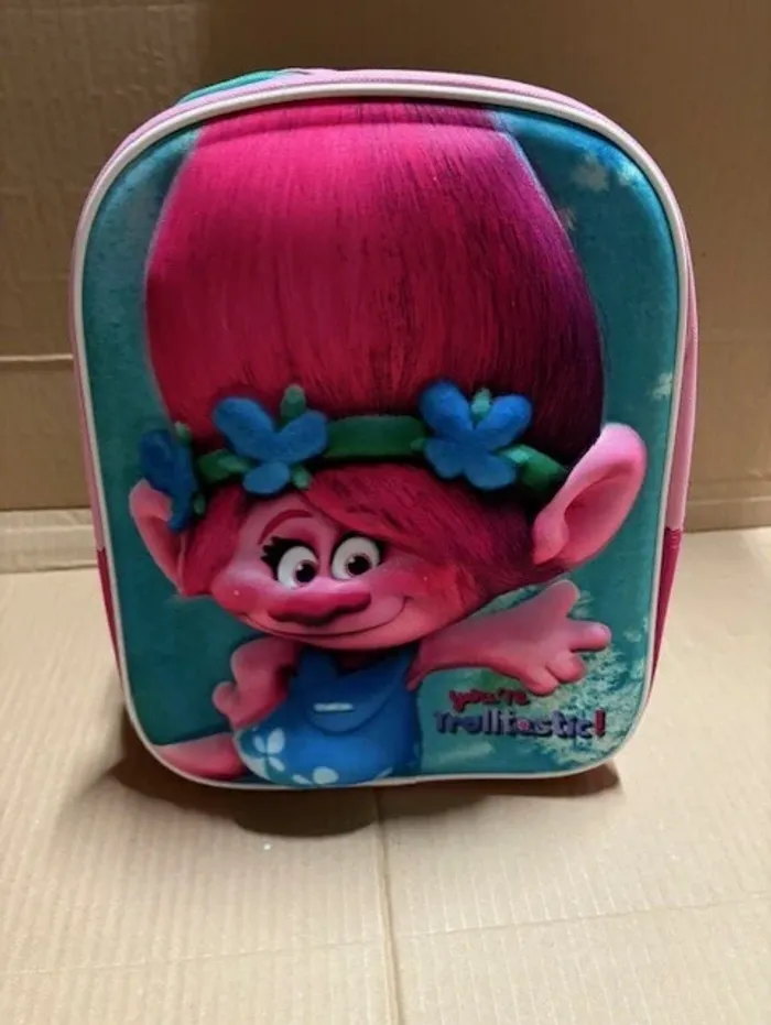 sac a dos enfant disney trolls 31 x 25 x 10 cm - photo numéro 2