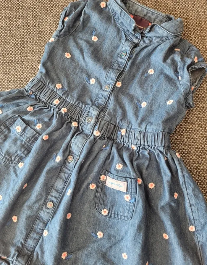 Robe en jean brodée Sergent Major 3 ans - photo numéro 2