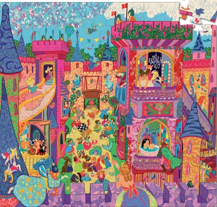 🟢 Djeco Puzzle  Château 🏰 féerique 54 pièces - photo numéro 2