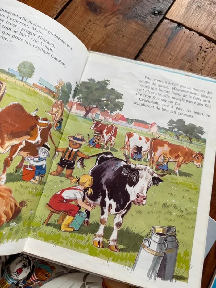 État moyen - Blanc vintage - Lot de 4 livres bd albums Caroline Pierre Probst - photo numéro 5