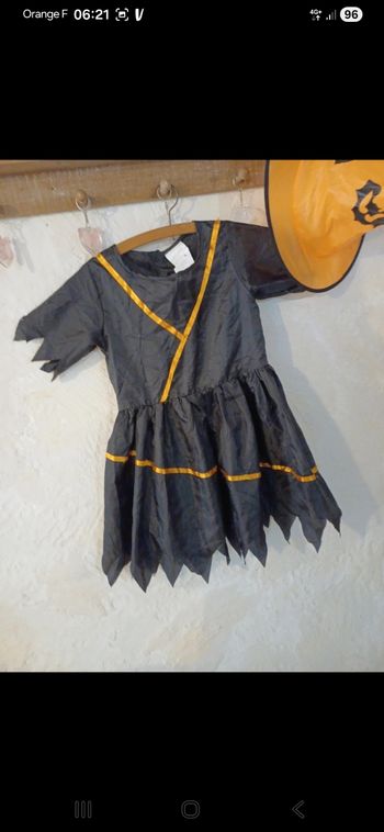 Déguisement de sorcière taille 4 / 6 ans
