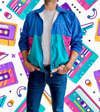🫟Veste survêtement vintage Ellesse Streetwear Color block vibes 90s Track Jacket🫟