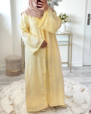 Ensemble Kimono et Robe débardeur - Jaune