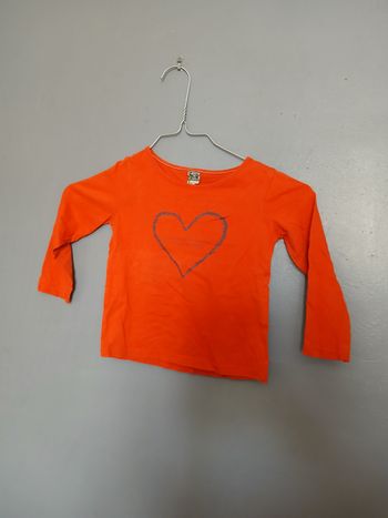 T-shirt manches longues fille 3 ans