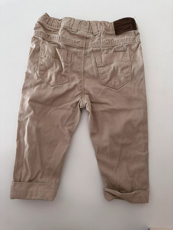 Pantalon toile beige - photo numéro 3