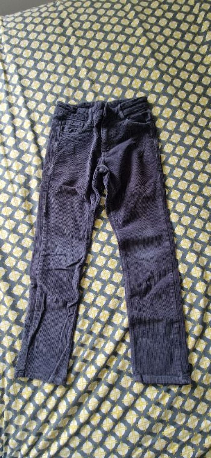 Pantalon type velours