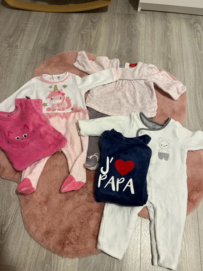 Lot 5 pyjama bébé 6 mois