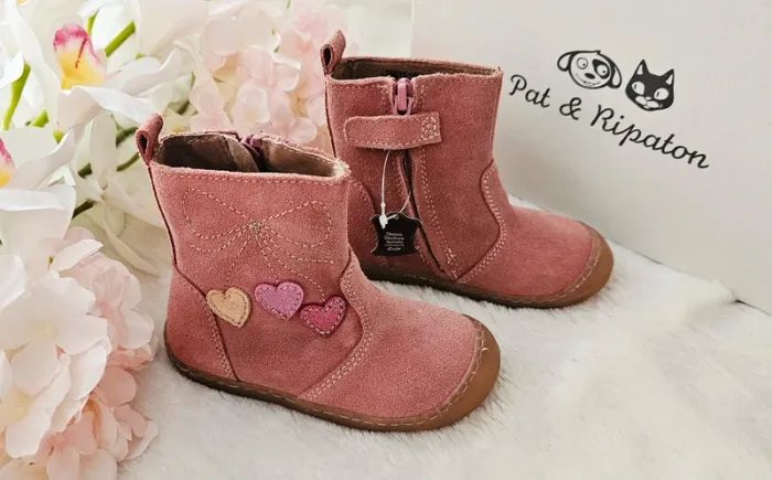 Bottes Bottines Cuir Zip Semelle Flexible Pat et Ripaton T22