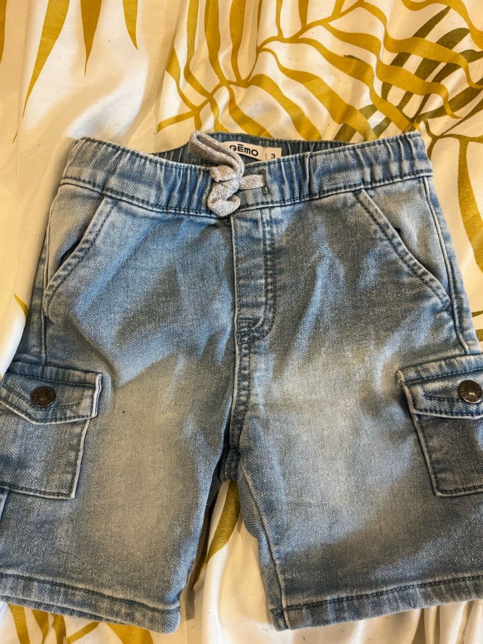 Short en jean 3 ans gemo - photo numéro 2