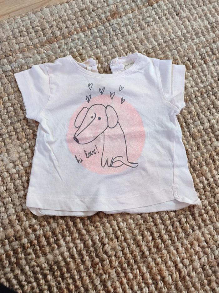 T-shirt été fille 3 mois