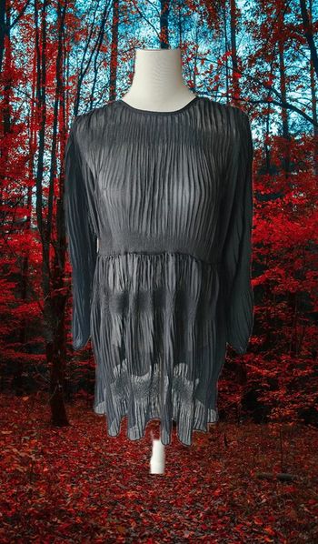 Robe gaufrée transparente, Primark, taille 36